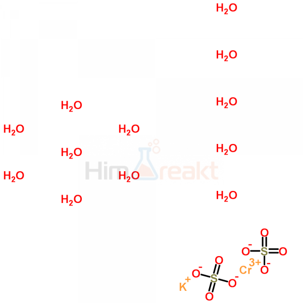 Хром(III) калий сульфат додекагидрат
