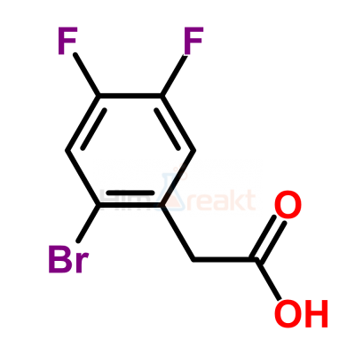 2-Бром-4,5-дифторфенилуксусная кислота