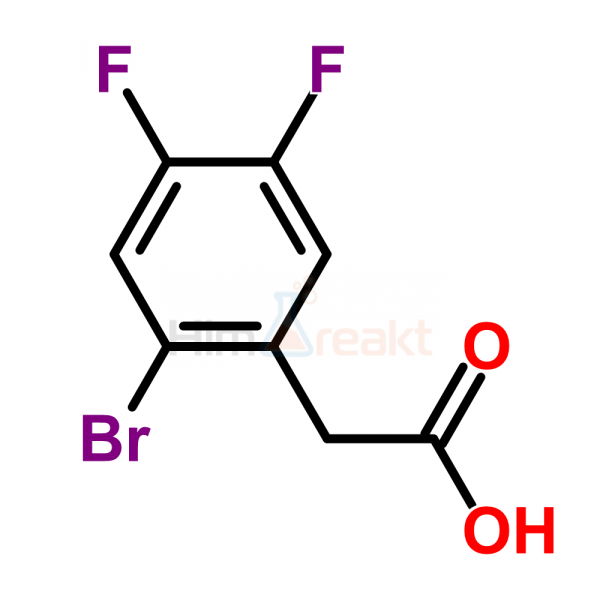 2-Бром-4,5-дифторфенилуксусная кислота