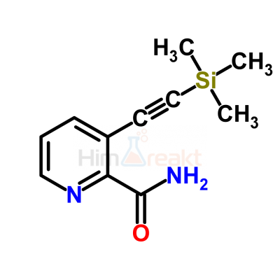 3-Триметилсиланилэтинил-пиридин-2-карбоновая кислота амид
