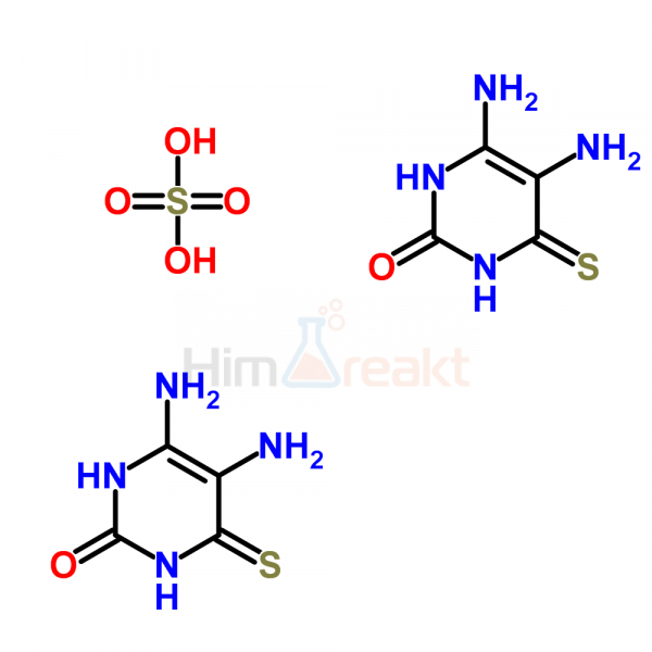 4,5-Диамино-2-гидрокси-6-меркаптопиримидин гемисульфат соль