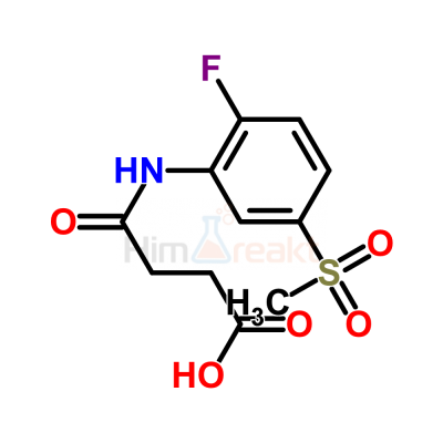 4-{[2-Фтор-5-(метилсульфонил)фенил]амино}-4-оксобутановая кислота
