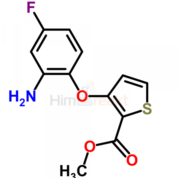 Метил 3-(2-амино-4-фторфенокси)-2-тиофенкарбоксилат