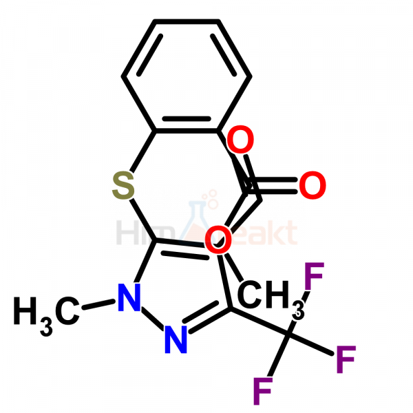 Метил 2-{[4-формил-1-метил-3-(трифторметил)-1H-пиразол-5-ил]сульфанил}бензолкарбоксилат