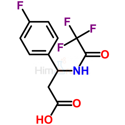 3-(4-Фторфенил)-3-[(2,2,2-трифторацетил)амино]пропановая кислота