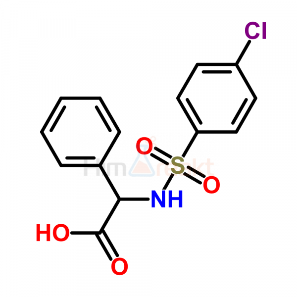 2-{[(4-Хлорфенил)сульфонил]амино}-2-фенилуксусная кислота