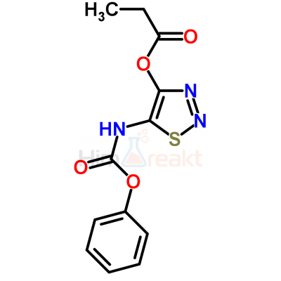 5-Амино-1,2,3-тиадиазол-N-феноксикарбонил-4-карбоновая кислота этиловый эфир