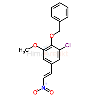 Транс-4-бензилокси-3-хлор-5-метокси-бета-нитростирол
