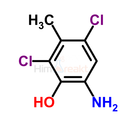 2-Амино-4,6-дихлор-5-метилфенол