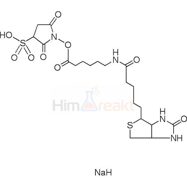 Биотинамидогексановая кислота 3-сульфо-N-гидроксисукцинимид эфир натриевая соль