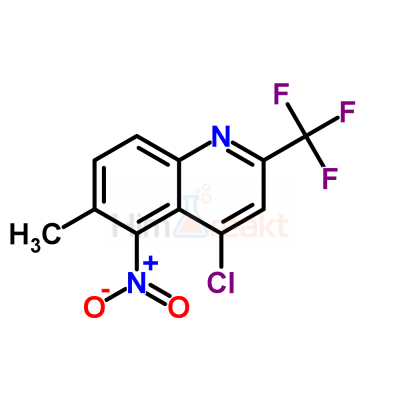 4-Хлор-6-метил-5-нитро-2-(трифторметил)куинолин