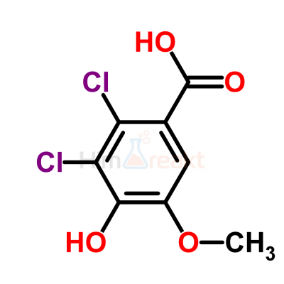 5,6-Дихлор-4-гидрокси-3-метоксибензойная кислота
