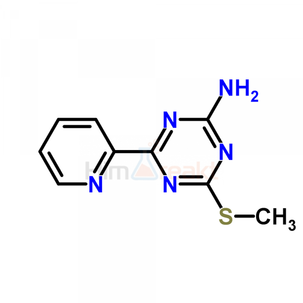 4-(Метилтио)-6-(2-пиридил)-1,3,5-триазин-2-амин