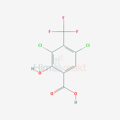 3,5-Дихлор-2-гидрокси-4-(трифторметил)бензойная кислота