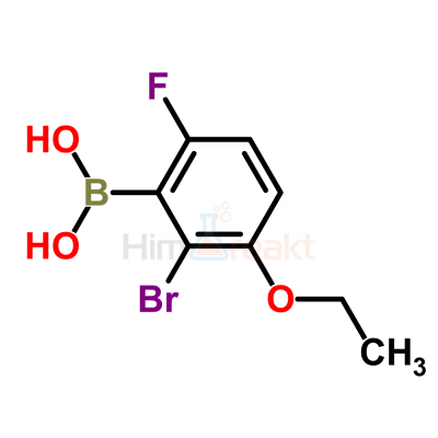 2-Бром-3-этокси-6-фторфенилборная кислота