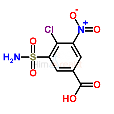 4-Хлор-3-нитро-5-сульфамоилбензойная кислота
