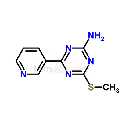 4-(Метилтио)-6-(3-пиридил)-1,3,5-триазин-2-амин