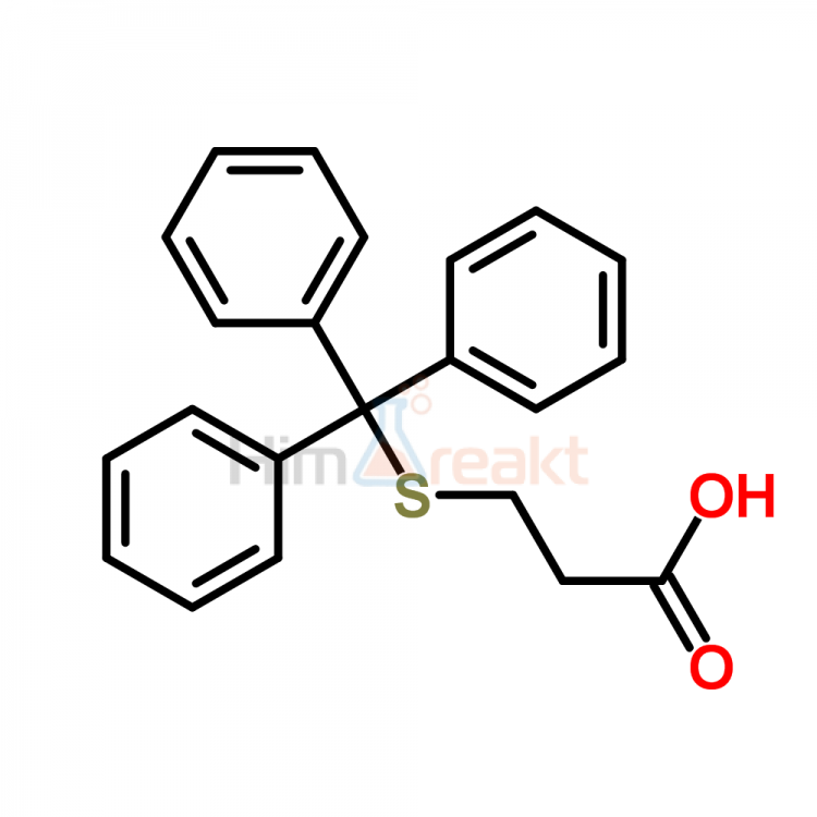 3-(Тритилтио)пропионовая кислота.