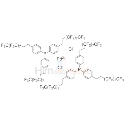 Бис[трис(4-(1h,1h,2h,2h-перфтордецил)фенил)фосфин]палладий(II) дихлорид
