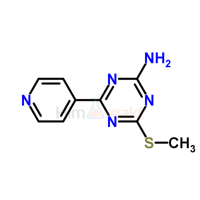 4-(Метилтио)-6-(4-пиридил)-1,3,5-триазин-2-амин