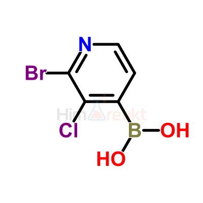 2-Бром-3-хлорпиридин-4-борная кислота