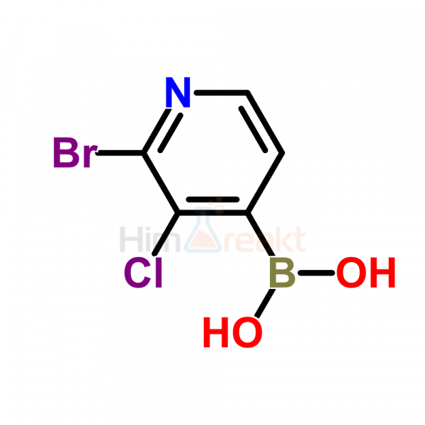 2-Бром-3-хлорпиридин-4-борная кислота
