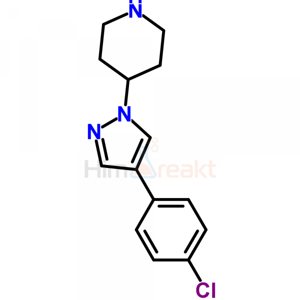 4-[4-(4-Хлорфенил)-1H-пиразол-1-ил]пиперидин