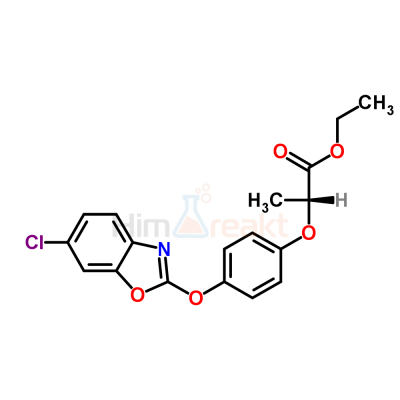 Этил (2R)-(+)-2-[4-(6-хлорбензоксазол-2-илокси)фенокси]пропионат