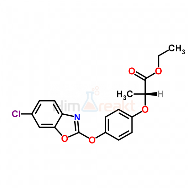 Этил (2R)-(+)-2-[4-(6-хлорбензоксазол-2-илокси)фенокси]пропионат