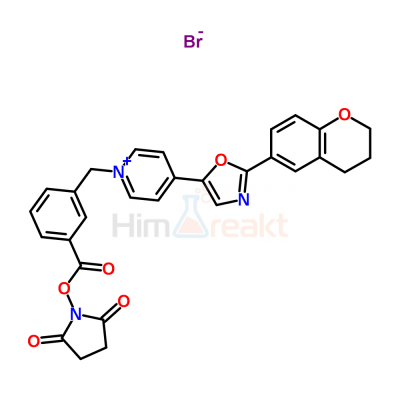 1-[3-(Сукцинимидилоксикарбонил)бензил]-4-[2-(3,4-дигидро-2H-1-бензопиран-6-ил)-5-оксазолил]пиридиния