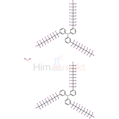 Бис[трис(3-(гептадекафтороктил)фенил)фосфин]палладий(II) дихлорид