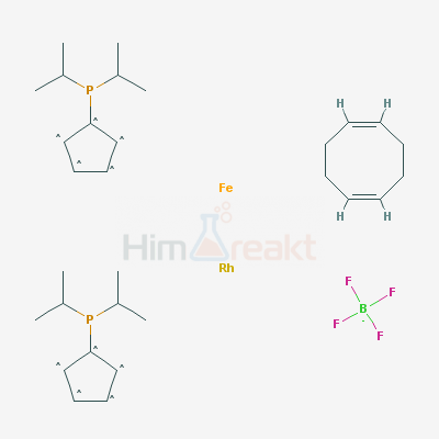 1,1'-Бис(ди-изопропилфосфино)ферроцен(1,5-циклооктадиен)родий(I) тетрафторборат
