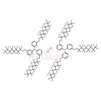 Бис[трис(3-(1h,1h,2h,2h-перфтордецил)фенил)фосфин]палладий(II) дихлорид