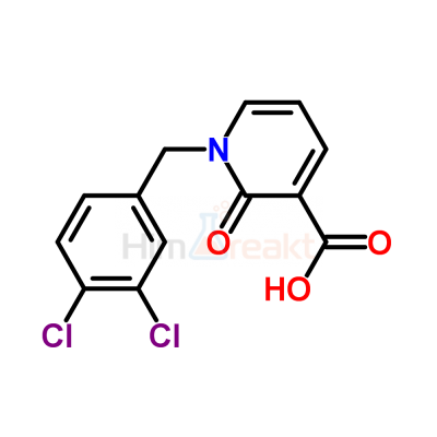 1-(3,4-Дихлорбензил)-2-оксо-1,2-дигидро-3-пиридинкарбоновая кислота