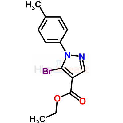 Этил 5-бром-1-(4-метилфенил)-1H-пиразол-4-карбоксилат