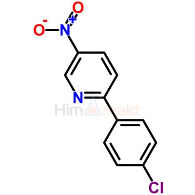 2-(4-Хлорфенил)-5-нитропиридин