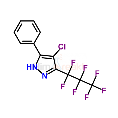 4-Хлор-3-(гептафтор-1-пропил)-5-(фенил)пиразол