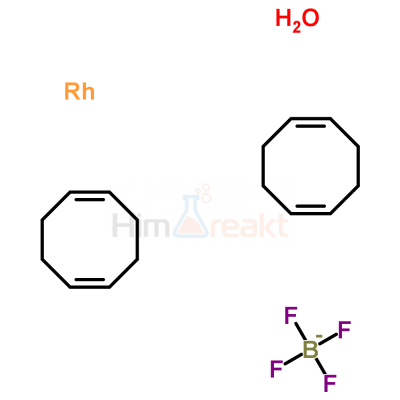 Бис(1,5-циклооктадиен)родий(I) тетрафторборат гидрат