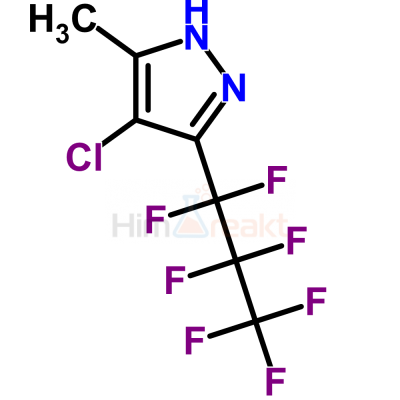 4-Хлор-3-(гептафтор-1-пропил)-5-(метил)пиразол