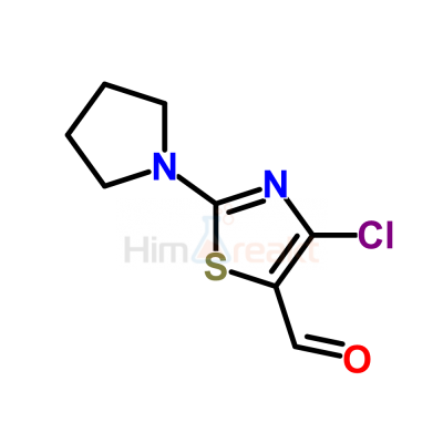 4-Хлор-2-(1-пирролидино)-5-тиазолкарбоксальдегид