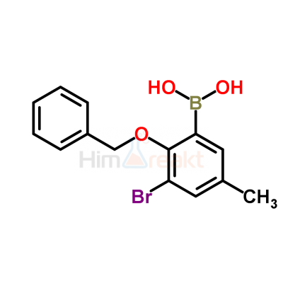 2-Бензилокси-3-бром-5-метилфенилборная кислота