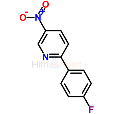 2-(4-Фторфенил)-5-нитропиридин