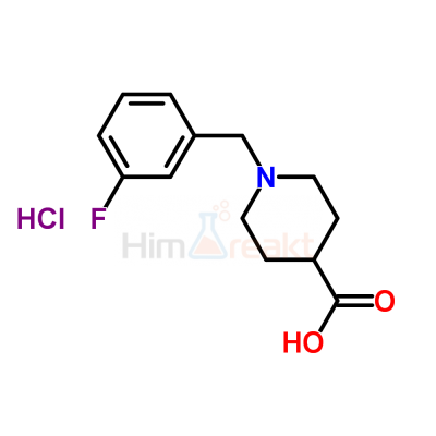 1-(3-Фторбензил)-4-пиперидинкарбоновая кислота гидрохлорид