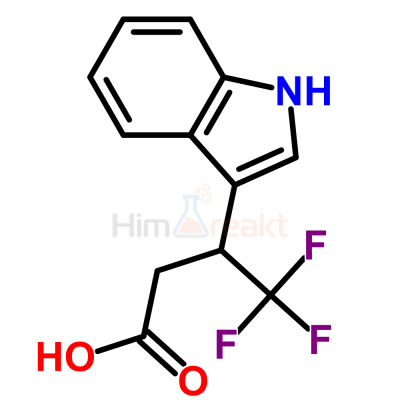 (±)-4,4,4-Трифтор-3-(3-индолил)масляный кислота