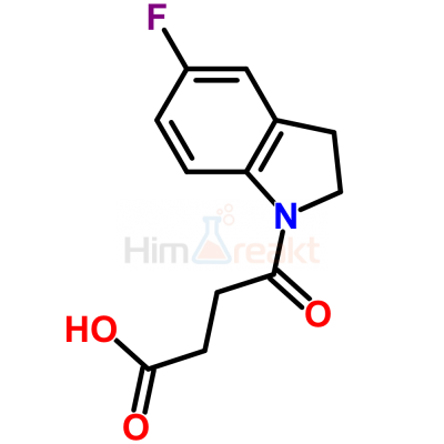 4-(5-Фтор-2,3-дигидро-1H-индол-1-ил)-4-оксобутановая кислота