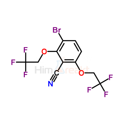 2,6-Бис(2,2,2-трифторэтокси)-3-бромбензонитрил