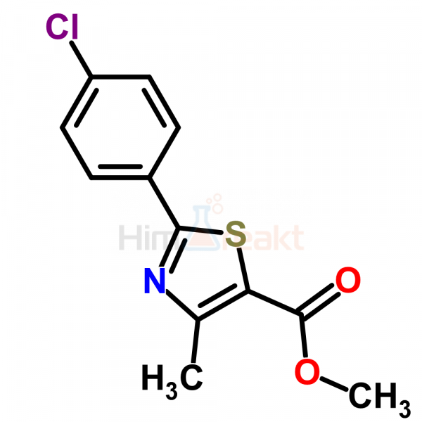 Метил 2-(4-хлорфенил)-4-метил-1,3-тиазол-5-карбоксилат