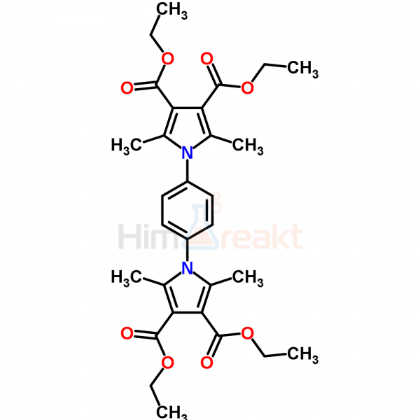 Тетраэтил 1,1'-(1,4-фенилен)бис(2,5-диметил-1h-пиррол-3,4-дикарбоксилат)