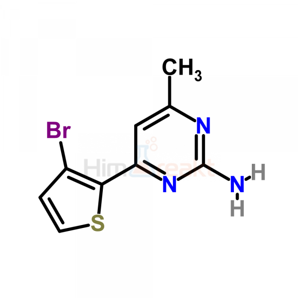 4-(3-Бром-2-тиенил)-6-метил-2-пиримидинамин