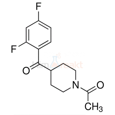 4-(2',4'-Дифторбензоил)-1-ацетилпиперидин